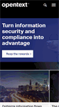 Mobile Screenshot of opentext.com.br