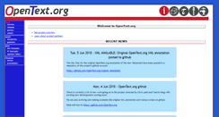 Desktop Screenshot of opentext.org