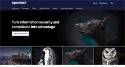 Desktop Screenshot of opentext.com.au